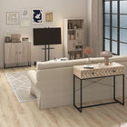 HOMCOM Modern 31.5" L Sideboard - Natural-Anti-tipping design enhances safety
