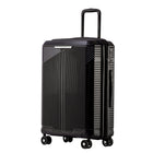 Air Canada Palma 24" Hardside Checked Medium Spinner Luggage - Black-8 Spinner wheels