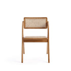 Manhattan Comfort Lambinet 20.87" Industry Chic Dining Folding Chair - Nature - Set of 2-Seat Height Measures: 18.31 in. With Weight Capacity of 275 lb