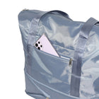 Nicci Travel Weekender Duffel Expandable Bag - Blue-Interior zipper pocket and inside slit pockets 