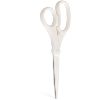 JAM Paper Heavy Duty Multi-Purpose Precision Scissors - 8" - White-All-Purpose Straight Blade Scissors | Colour: Clean White