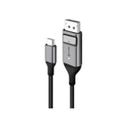 ALOGIC Ultra USB-C to 4K DisplayPort Cable - 2m - Space Grey-Plug & Play - Bidirectional - The Ultra USB-C (Male) to DisplayPort (Male) cable is a plug and play device without the need of installing any drivers or software