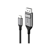 ALOGIC Ultra USB-C to 4K DisplayPort Cable - 2m - Space Grey-Plug & Play - Bidirectional - The Ultra USB-C (Male) to DisplayPort (Male) cable is a plug and play device without the need of installing any drivers or software