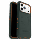 OtterBox Defender Pro Compatible with MagSafe Case with Camera Control for iPhone 17 Pro Max - Coopersmith Green-Built rugged yet thin with grippable rubber edges for secure carry & shock absorption
