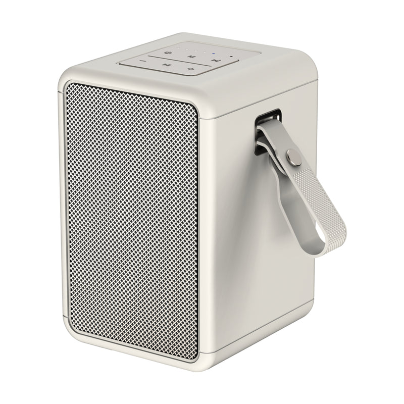 AXS Mellow Mini 15W Bluetooth Speaker - Cream | staples.ca