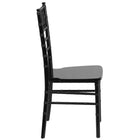 Flash Furniture HERCULES Series Black Wood Chiavari Chair-Stacks up to 10 Chairs