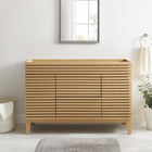 Modway Render 48" Single Sink Compatible Bathroom Vanity Cabinet - Oak-MDF and Particleboard