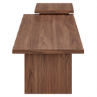 Modway Render Nesting Coffee Tables - Walnut - Set of 2-Rectangular Coffee Table