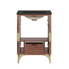 Modway Daylight 24" Bathroom Vanity - Black/Walnut-8