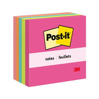 Post-it Notes - 3" x 3" - Poptimistic Collection - 500 sheets - 5 Pack-Post-it Notes stick securely and remove cleanly