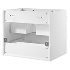 Modway Render 24" Wall-Mount Bathroom Vanity Cabinet - White-Sink Basin and Fixtures Not Included