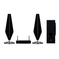 Sharp HT-SPW135 2.1-Channel Home Cinema Soundbar with Wireless Subwoofer and Ambient Lighting-Total Output Power : RMS 150W