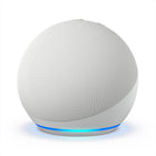 Amazon Echo Dot 5th Gen. Smart Speaker - Glacier White-Your Favourite Music And Content - Play music, audiobooks, and podcasts from Amazon Music, Apple Music, Spotify and others or via Bluetooth throughout your home.