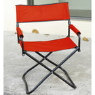 My Home My Living Outdoor Director's Chairs - Red - 2 Pack-Padded seat and back for extra comfort
