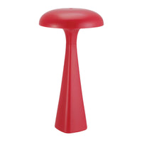 Xtricity Chanterelles Decorative LED Portable Touch Table Lamp - Red-Acrylic lamp body with decorative mushroom design