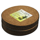 Blooms Cork Mat - 8" - 10 Pack-Perfect for medium-sized planters and everyday use