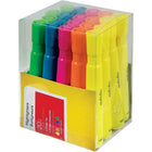 Baseline Chisel Tip Tank-Style Highlighters - Assorted Colours - 20 Pack-Long-lasting ink supply