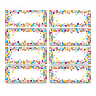 Ashley Productions Magnetic Die-Cut Small Foam Nameplates & Labels - Confetti - 30/Pack - 3 Pack-Multi-purpose, use on any magnetic surface