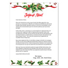 Geographics Holly & Ivy Letterhead - 8.5" W x 11" H - 70 Pack-70 Pack