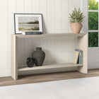 Hudson&Canal Osman 55"W Console Table - Alder White-Clean with a soft, dry cloth and no harsh chemicals or abrasive cleaning materials
