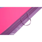 Soozier Folding Gymnastics Tumbling Mat - Exercise Mat with Carrying Handles - 4' W x 10' L x 2" D-PU cover is sealed by zipper 