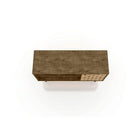 Manhattan Comfort Liberty 42.52" TV Stand, Rustic Brown/3D Brown (212BMC97)-Fashionable Splayed Legs made from Solid Wood for Extra Durability.