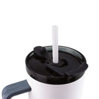 Sully Double-Wall Stainless Steel Tumbler With Dual Lid - 43 oz - Grey-5