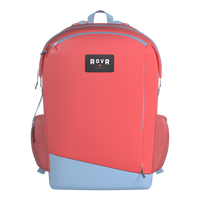 RovR TravelR 24 Can Soft Cooler Backpack - Coral-LoadR Wide Top provides unimpeded access to the entirety of the bag while keeping contents secure 