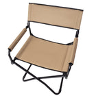 My Home My Living Outdoor Director's Chairs - Tan - 2 Pack-Folded size" 22.5"W x 4"D x 27"h 