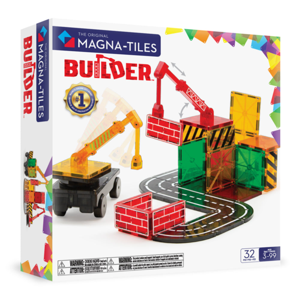 MAGNA-TILES Builder 32-Piece Magnetic Construction Set | staples.ca