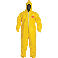 Dupont Personal Protection, Tychem 2000 Coveralls, X-Large, Yellow - 5 Pack-Colour: Yellow
