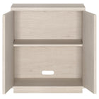 Hudson&Canal Alston 28"W Accent Cabinet - Alder White-Clean with a soft, dry cloth and no harsh chemicals or abrasive cleaning materials