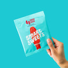 Smart Sweets Sweet Fish - 50 g-Ingredients: Non-GMO Isomalto-oligosaccharide (vegetable source), Water, Modified potato starch, Pectin, Citric acid, Natural berry flavours, Carrot and blackcurrant preparation (for color), Modified coconut oil, Carnauba wax, Malic acid, Stevia leaf extract
