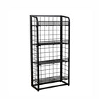 Futech Metal Mesh Retail Merchandise Rack - 23.5" x 47" - Black-Vertical, space-efficient layout maximizes display capacity, ideal for showcasing multiple products without overcrowding your floor space.