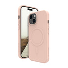 Dbramante1928 Greenland Pro Magsafe Case For iPhone 15 - Pink Sand-Made from 100% GRS-certified recycled and recyclable plastic materials (1 case=2x0.5l plastic bottles)