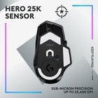 Logitech G502 X PLUS LIGHTSPEED Wireless RGB Gaming Mouse - Black-Lightspeed wireless: This wireless mouse features pro-grade connectivity, with an updated protocol achieving 68 percent faster response rate than the previous generation and improved reliability