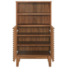 Modway Render Freestanding Bathroom Storage Cabinet - Walnut-8