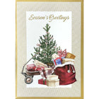 Mill Brook Studio Christmas Greeting Cards/Envelopes - 5-3/8" x 7-3/4" - Season's Greetings: Many Gifts - 18 Pack-Card shop quality greeting cards