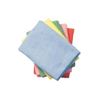 Continental Supremo Multipurpose Microfibre Cloth - Red - 12 Pack-Dimensions: 16" x 16"