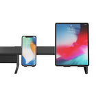 IntekView Extendable Monitor Stand with Integrated Accessories-Device Supports: Keeps your phone and tablet within reach for efficient multitasking