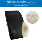 Mount-It! Ergo Collection Full Back Cushion - Black-Size: 18.5" x 16.14" x 4.72"