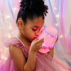 Glo Pals Sensory Jars - Bubble Gum Pink-Spill-proof locking lid for safe on-the-go play