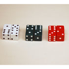 Learning Advantage Dot Dice - Red/Green/White - 12 Per Pack-Great to use for games and a teaching tool