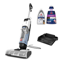 BISSELL CrossWave Edge All-in-One Multi-Surface Cleaner-Vac & mop in one step: Get a better clean and save time and effort by doing two jobs at once. You can vacuum and mop at the same time with this powerful wet dry vac