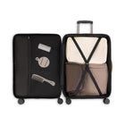 Bugatti Cannes Collection 30.50" Hardside Checked Spinner Luggage - Taupe-Built-in TSA-approved combination lock for extra safety