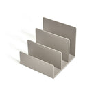 TRU RED 3-Slot Plastic Letter Sorter - Grey-Made using a more durable plastic, this grey matte finish letter sorter can be used stand alone or mixed and matched with other pieces