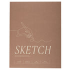 Gry Mattr Sketchbook - 90 lb - Perfect Bound - 80 Sheets - Tan-80 sheets of high quality 90 lb paper