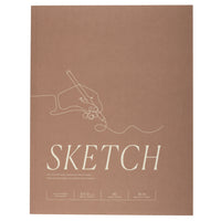Gry Mattr Sketchbook - 90 lb - Perfect Bound - 80 Sheets - Tan-80 sheets of high quality 90 lb paper
