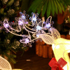 Outsunny Light Up Reindeer Christmas Decoration with 61 LED Lights - White-IP44 rated material is safe in mild rain. Suitable for outdoor use 