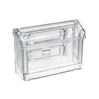 Deflecto Grab-A-Card Outdoor Business Card Holder - Clear-Outdoor Business Card Holder